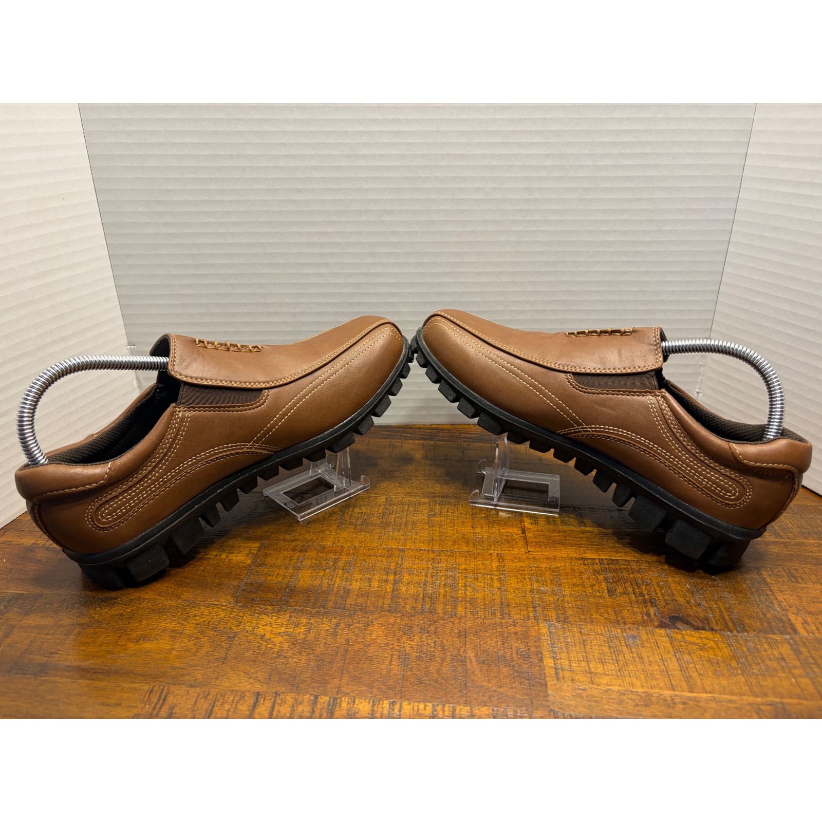Deer Stags Stadium Mens Brown Slip On Loafers Shoes Size 7m 0722 W22237